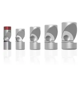 TESLONG NTG200H BORESCOPE FOCUS AND FOLD 5-MIRROR SET, 22-40 CAL