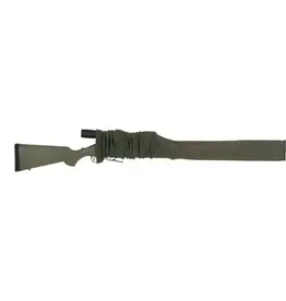 ALLEN ALLEN  KNIT CAMO GUN SOCK, 3-3/4" WIDE, HEATHER GREEN
