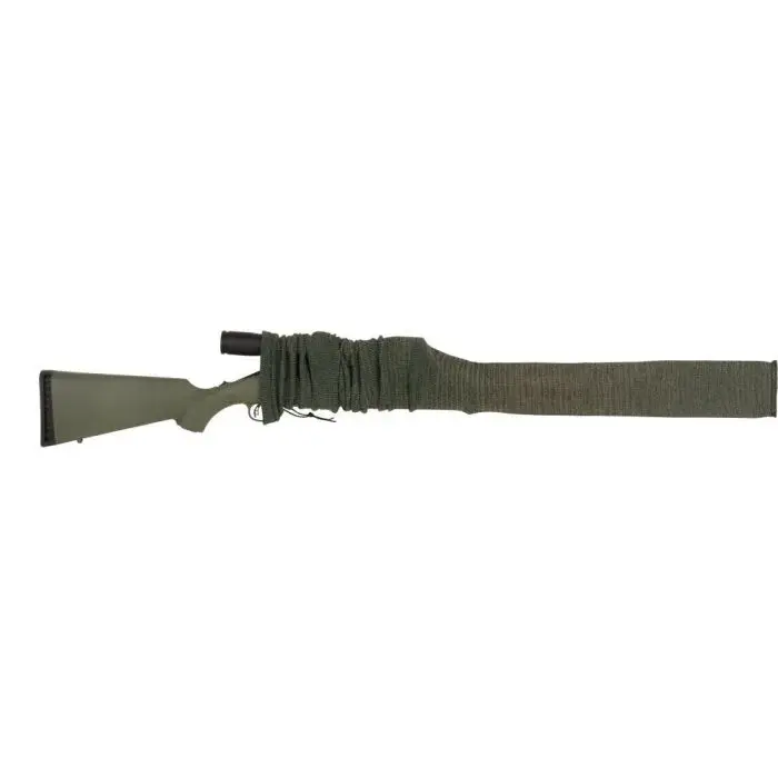 ALLEN ALLEN  KNIT CAMO GUN SOCK, 3-3/4" WIDE, HEATHER GREEN