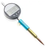 DERRACO ENGINEERING PRIMER DEPTH GAUGE KIT, 5 GAUGES, DIGITIAL DIAL INDICATOR, TUNGSTEN PROBE, & CALIBRATION BLOCK PIN
