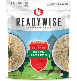 READYWISE ADVENTURE MEAL, DEHYDRATED FOOD PACK, PASTA ALFREDO W/ CHICKEN