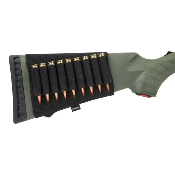 ALLEN ALLEN BUTTSTOCK RIFLE CARTRIDGE HOLDER, BLACK