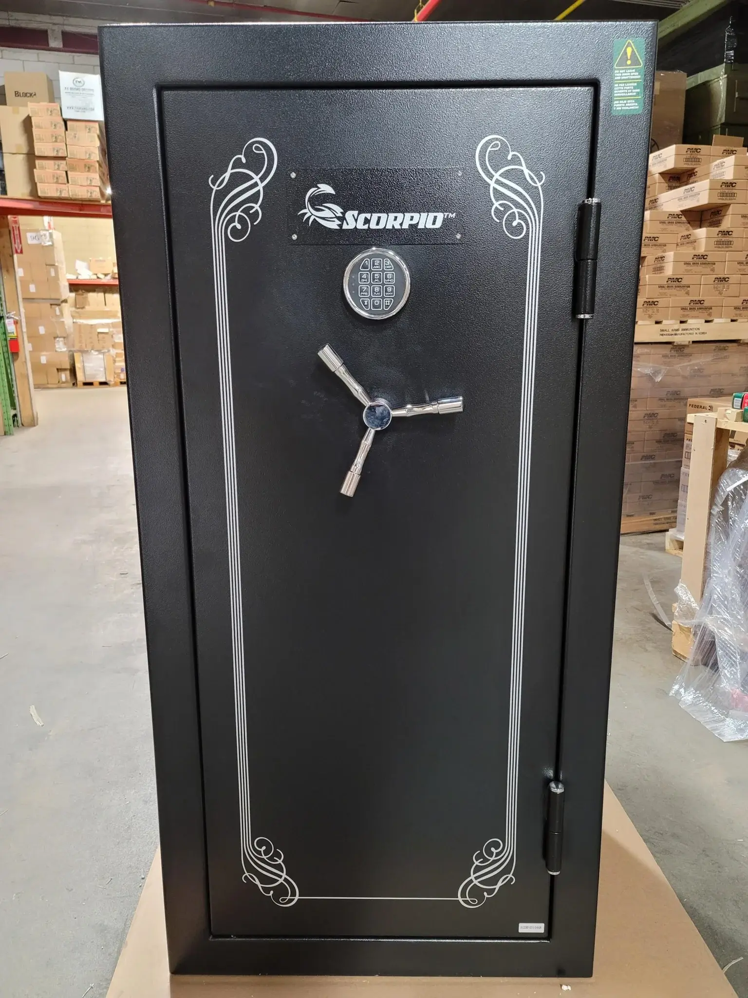 SCORPIO SCORPIO ELITE 24 GUN SAFE, ELECTRONIC LOCK, DOOR STORAGE