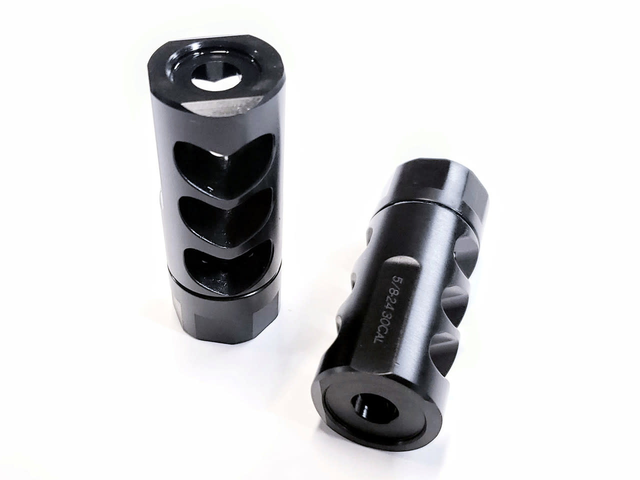 PATRIOT VALLEY ARMS PVA JET BLAST MUZZLE BRAKE, 30 CAL, 5/8-24, BLACK NITRIDE