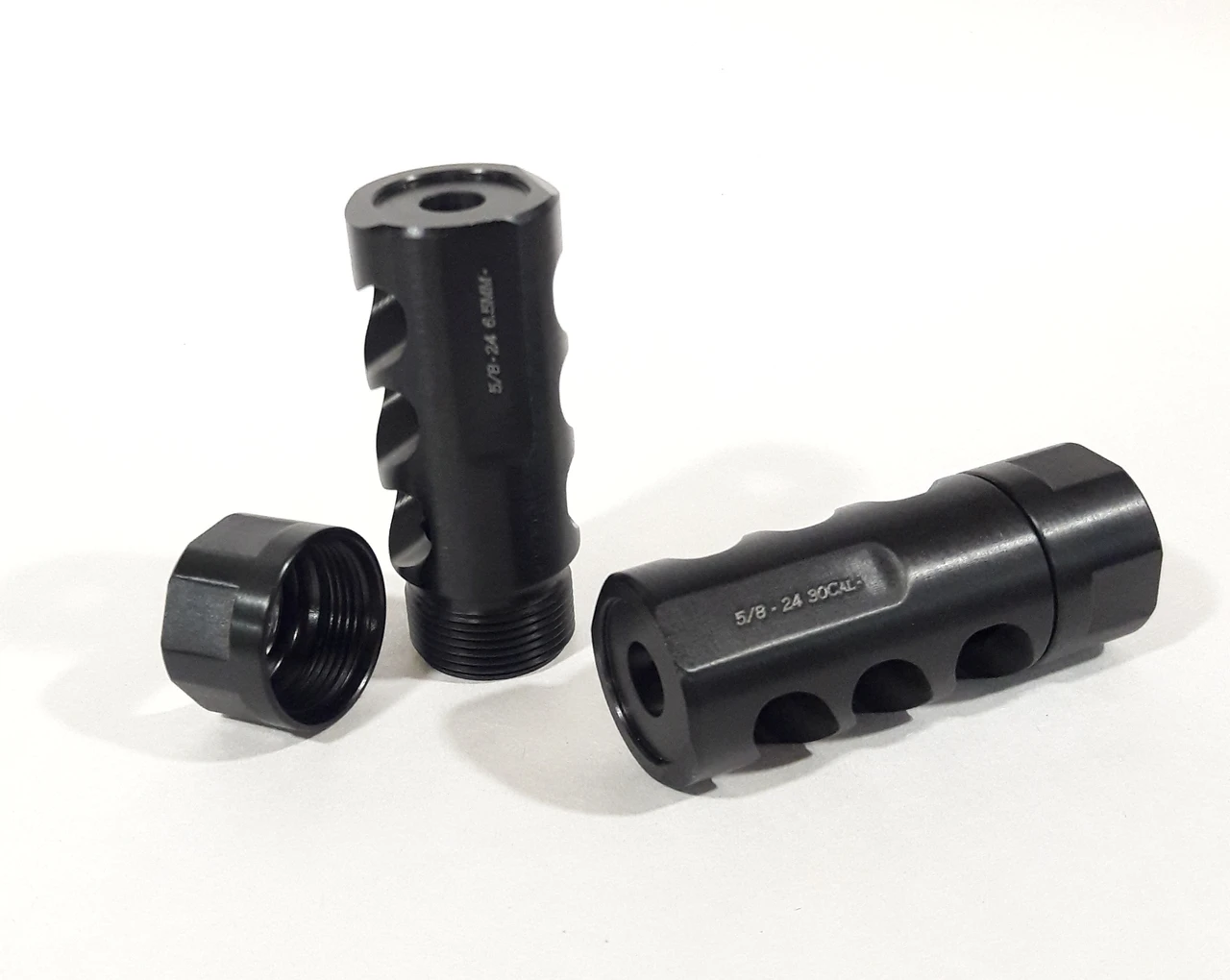 PATRIOT VALLEY ARMS PVA JET BLAST ULTRALIGHT MUZZLE BRAKE, 6.5MM, 5/8-24, BLACK