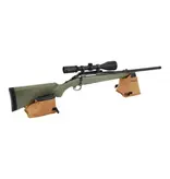 ALLEN ALLEN X-FOCUS FILLED FRONT & REAR SHOOTING REST COMBO, FILLED, COYOTE/BLACK