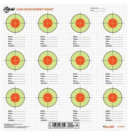 ALLEN ALLEN EZ AIM LOAD DEVELOPMENT PAPER SHOOTING TARGETS, 13.5” SQUARE, 25-PACK