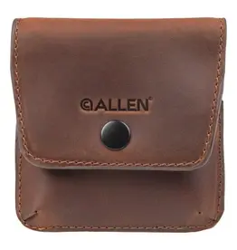 ALLEN ALLEN DEL NORTE LEATHER BELT LOOP CARTRIDGE HOLDER, BROWN
