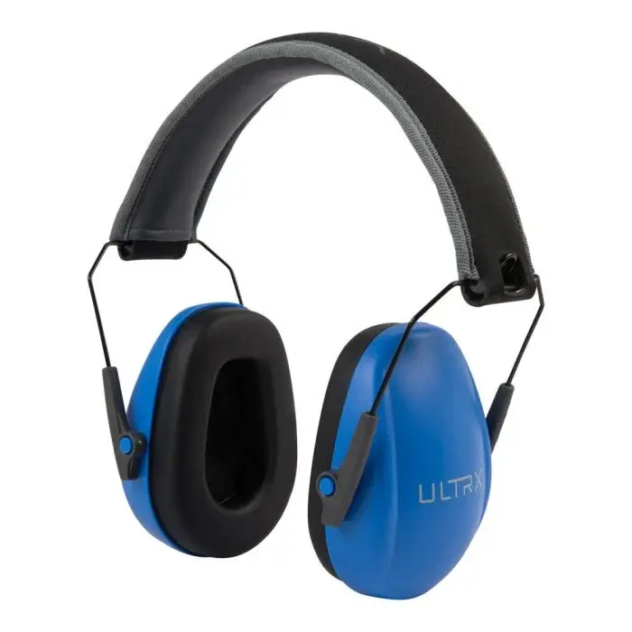 ALLEN ALLEN ULTRX SLIM PROFILE YOUTH PASSIVE EARMUFF, BLUE