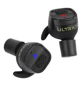 ALLEN ALLEN ULTRX BIONIC FUSE BLUETHOOTH EARBUDS, W/ CHARGING CASE, DARK GRAY