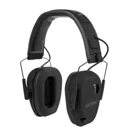 ALLEN ALLEN ULTRX BIONIC ELECTRONIC EARMUFF, MIDNIGHT GRAY