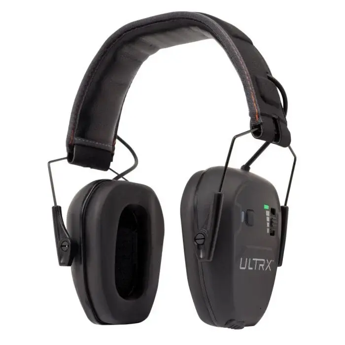 ALLEN ALLEN ULTRX BIONIC BLUETOOTH PASSIVE EARMUFF, MIDNIGHT GRAY
