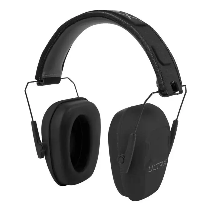 ALLEN ALLEN ULTRX SHIELD PASSIVE EARMUFF, MIDNIGHT GRAY