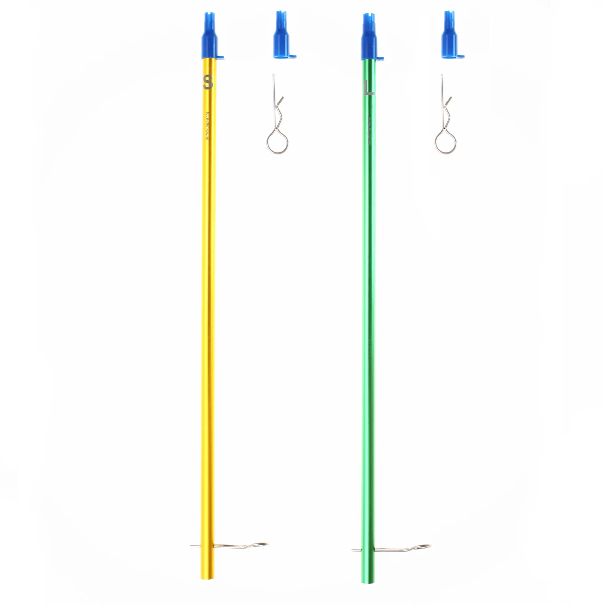 DERRACO ENGINEERING COLOR CODED PRIMER TUBES, 300MM, LARGE & SMALL RIFLE SET