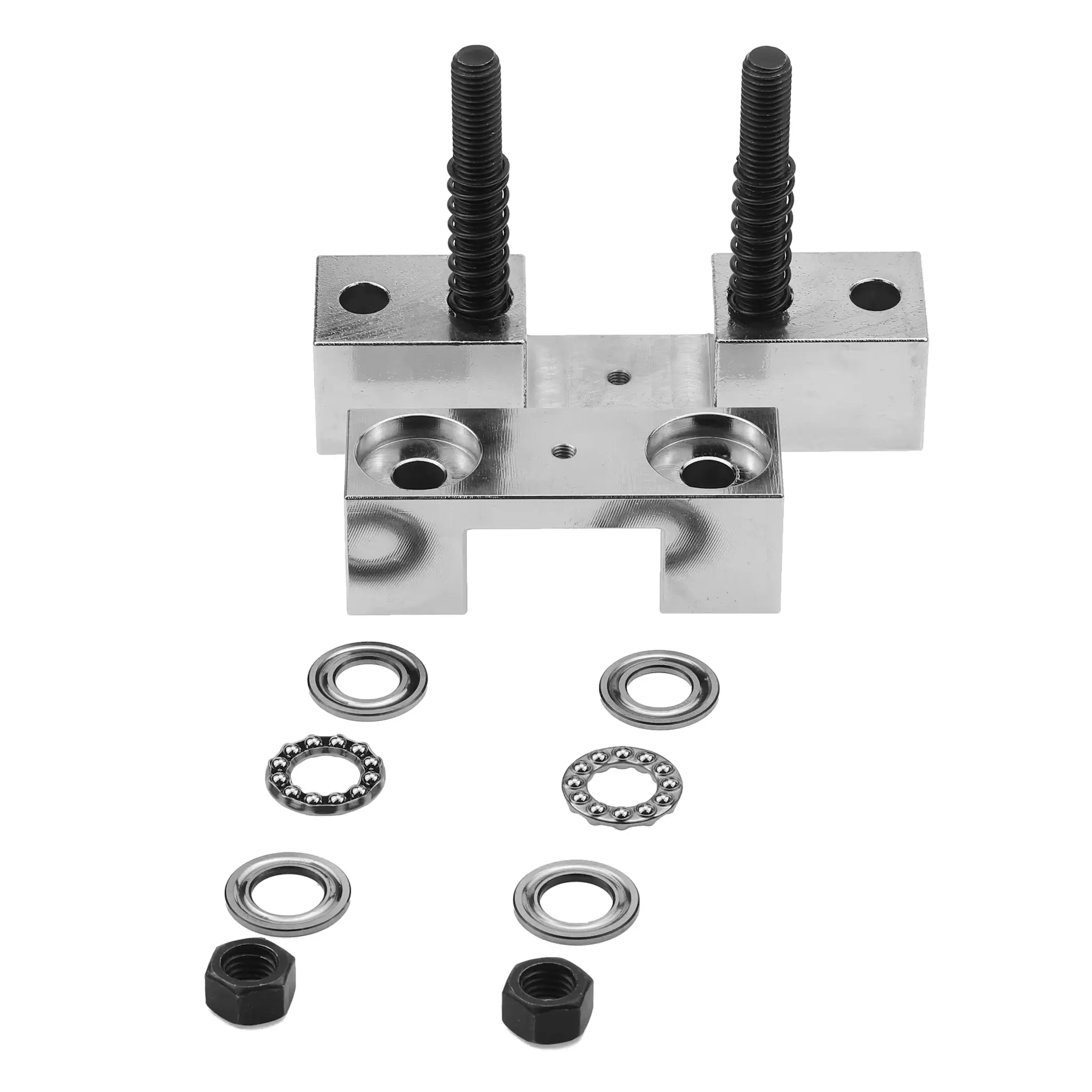 DERRACO ENGINEERING MOVE-YA-BASTARD 2 POST BARREL VISE, W/ 7 BUSHINGS