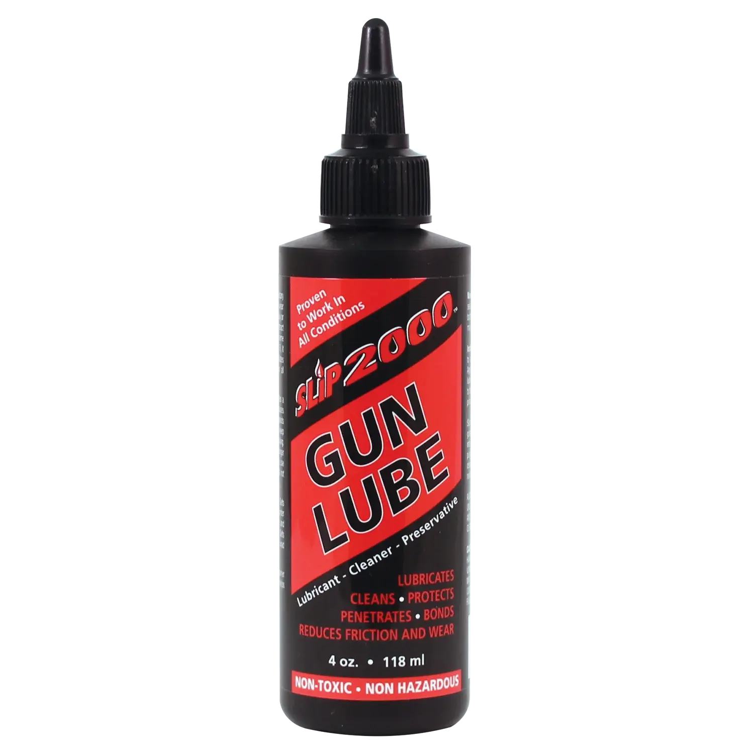 SLIP 2000 GUN LUBE REGULAR DUTY WEAPONS LUBRICANT, 4OZ