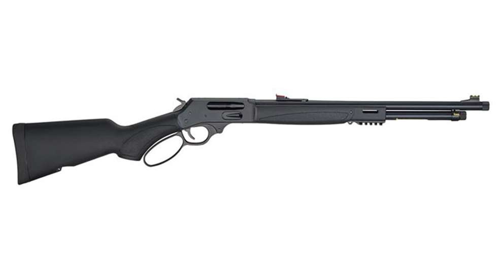 HENRY HENRY H10 X MODEL LEVER ACTION RIFLE, 45-70 GOVT, BLACK
