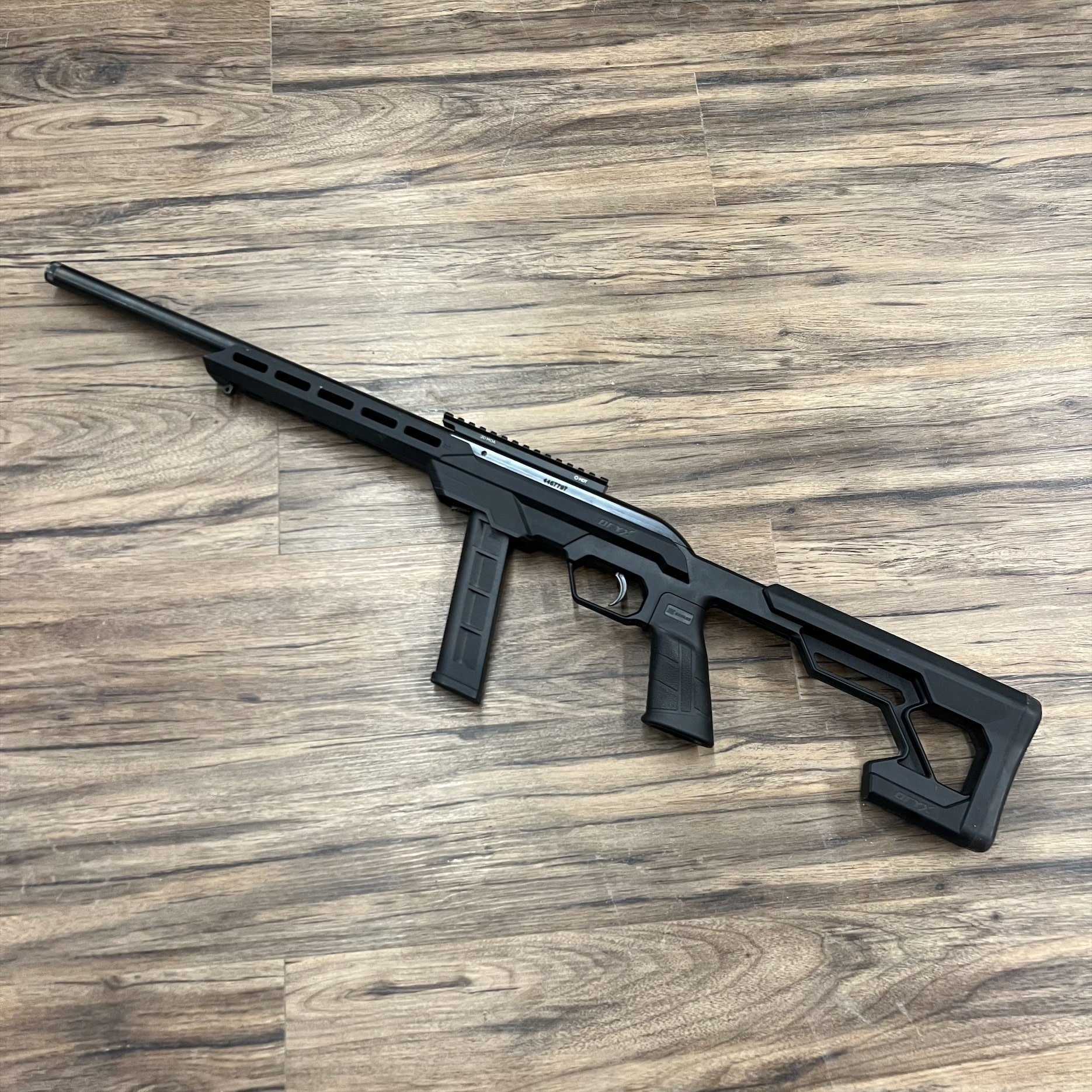 SAVAGE SAVAGE 64 PRECISION RIFLE, 22LR, BLACK, 20 ROUND MAGAZINE, PRE-OWNED