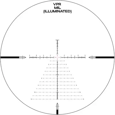 ARKEN OPTICS EPL-4 RIFLESCOPE, 6-24X50, FFP, ILLUMINATED VPR RETICLE, MRAD
