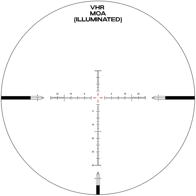 ARKEN OPTICS EPL-4 RIFLESCOPE, 4-16X44, FFP, ILLUMINATED VHR RETICLE, MOA