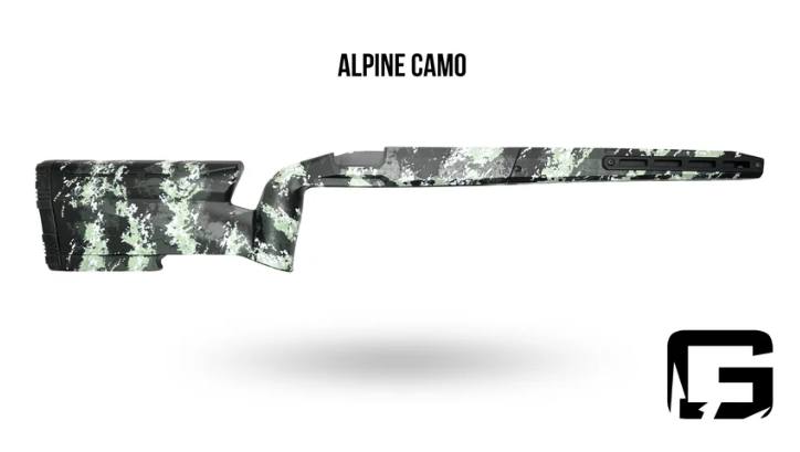 GRAYBOE HALO STOCK, RH, ALPINE CAMO