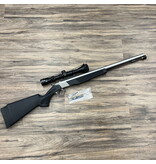 CVA CVA WOLF V2 MUZZLELOADER RIFLE, 50 CAL, W/ SCOPE, SS, BLACK, PRE-OWNED