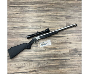 CVA WOLF V2 MUZZLELOADER RIFLE, 50 CAL, W/ SCOPE, SS, BLACK, PRE-OWNED — Dominion Outdoors