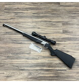 CVA CVA WOLF V2 MUZZLELOADER RIFLE, 50 CAL, W/ SCOPE, SS, BLACK, PRE-OWNED