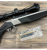 CVA CVA WOLF V2 MUZZLELOADER RIFLE, 50 CAL, W/ SCOPE, SS, BLACK, PRE-OWNED