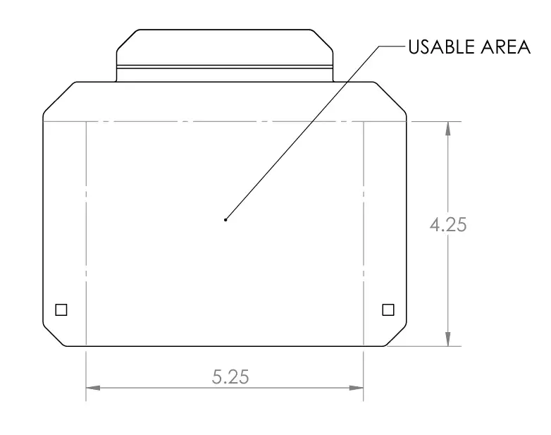 PRECISION ZONE QUICK CHANGE PLATE FOR VERSA MOUNT, BLANK