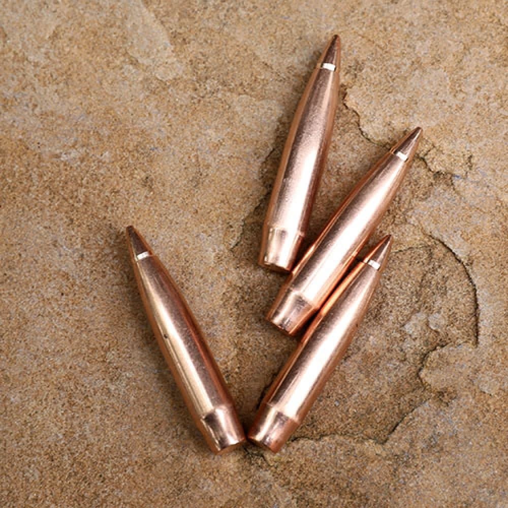 DAVID TUBB DTAC BULLETS, 6MM/.243", 115GR RBT BARE, W/ NOSE RING, 500 PACK