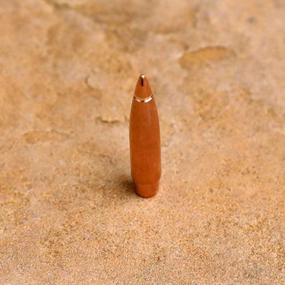 DAVID TUBB DTAC BULLETS, 6MM/.243", 115GR RBT BARE, W/ NOSE RING, 500 PACK