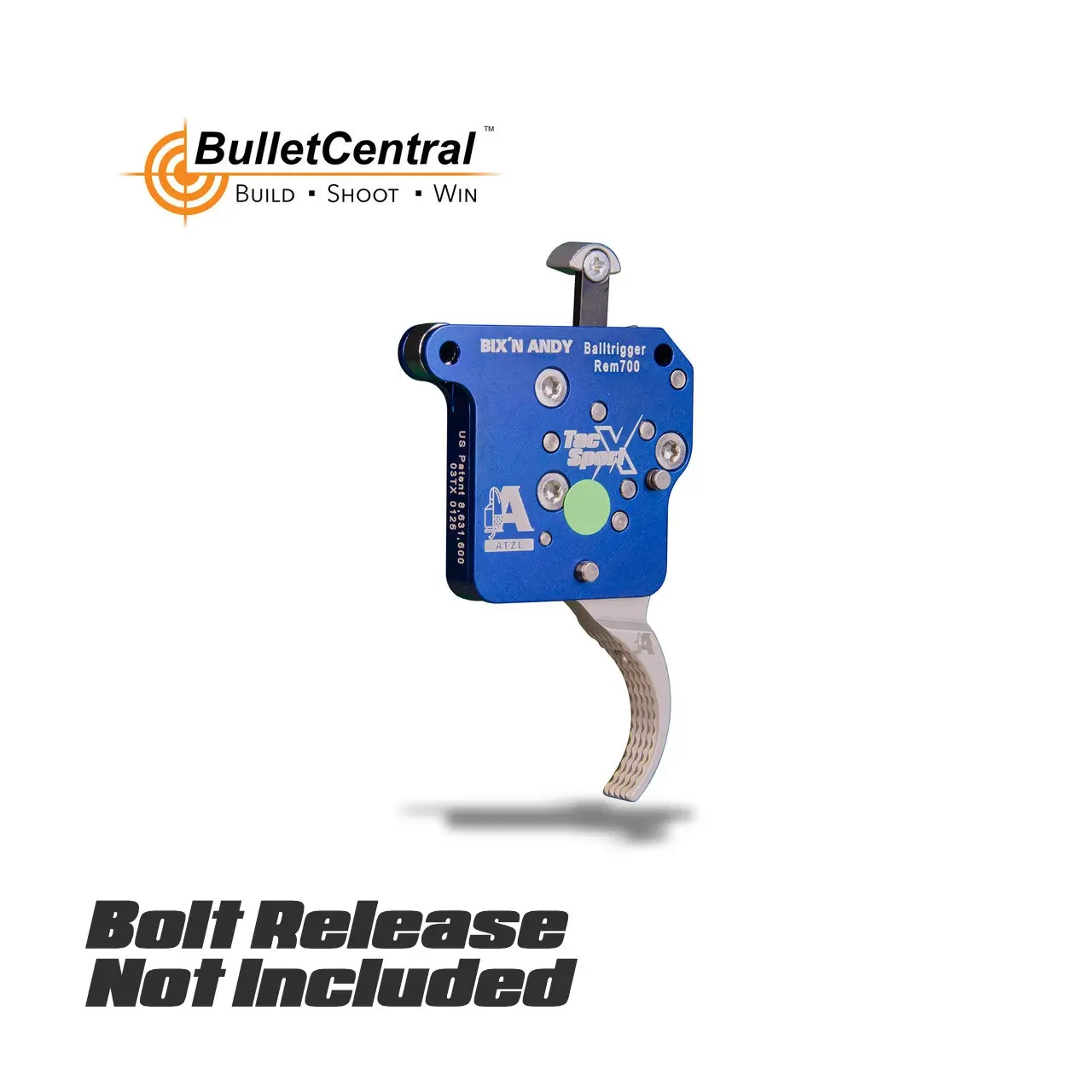 BIX'N ANDY TACSPORT X TRIGGER, REMINGTON 700, SINGLE STAGE, TOP RIGHT SAFETY, W/ GATOR SHOE