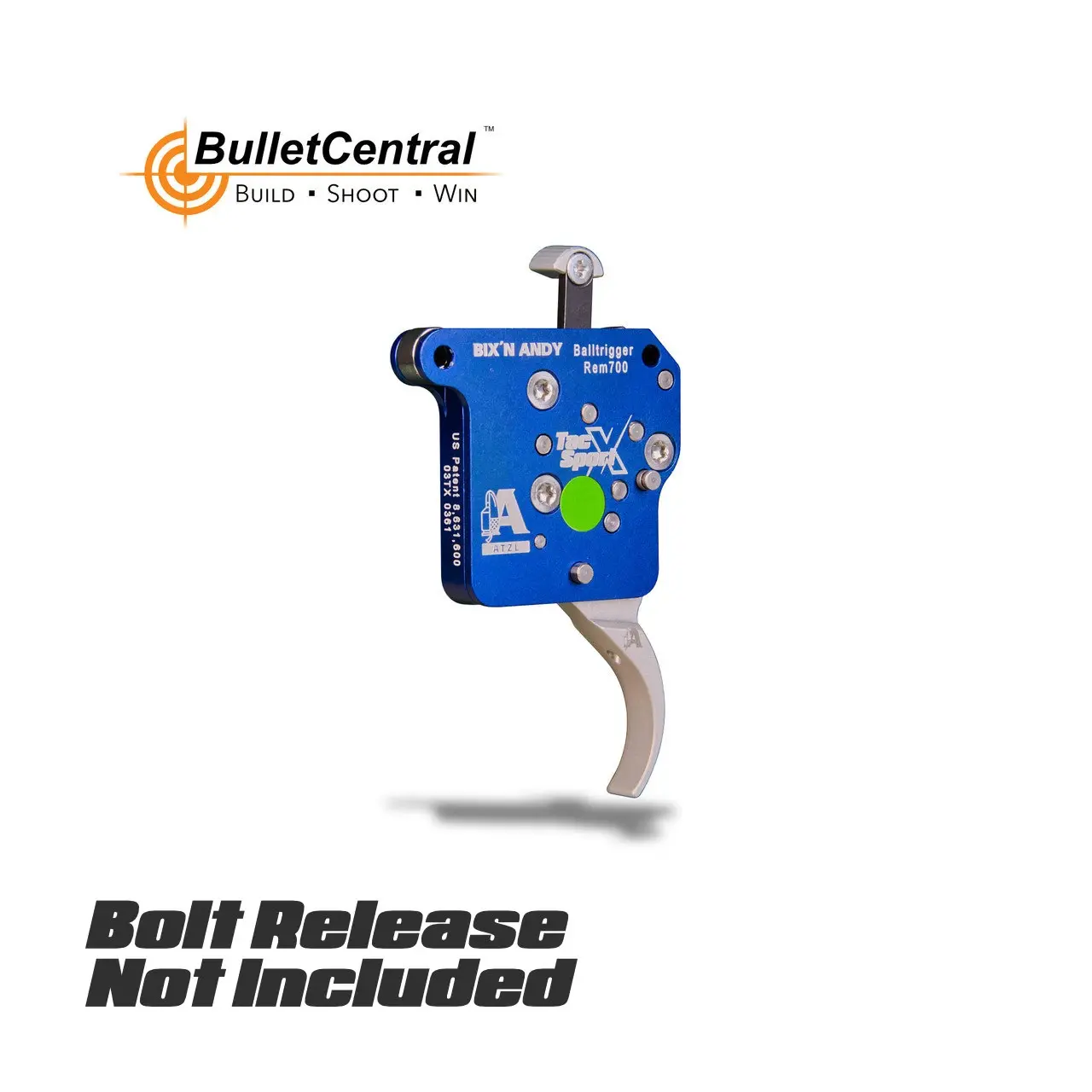 BIX'N ANDY TACSPORT X TRIGGER, REMINGTON 700, TWO STAGE, TOP RIGHT SAFETY, W/ SMOOTH WIDE SHOE