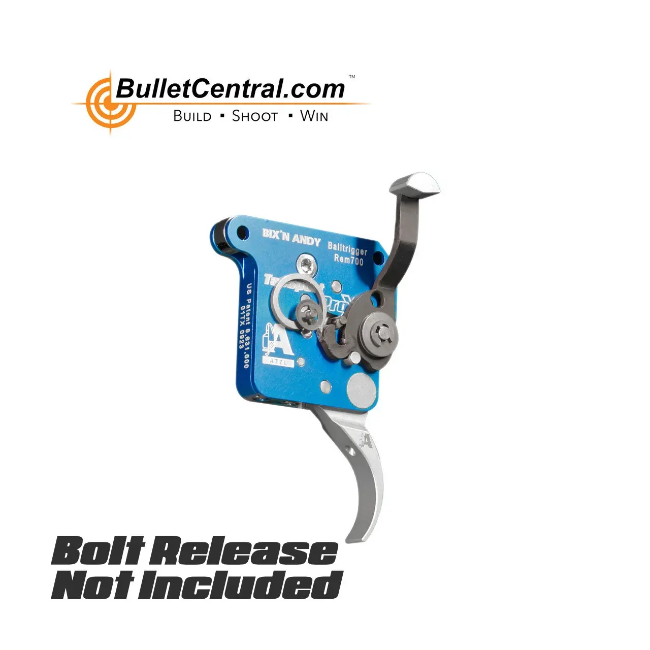 BIX'N ANDY TACSPORT PRO-X TRIGGER, REMINGTON 700, TWO STAGE, TOP LEFT SAFETY, W/ SMOOTH WIDE SHOE