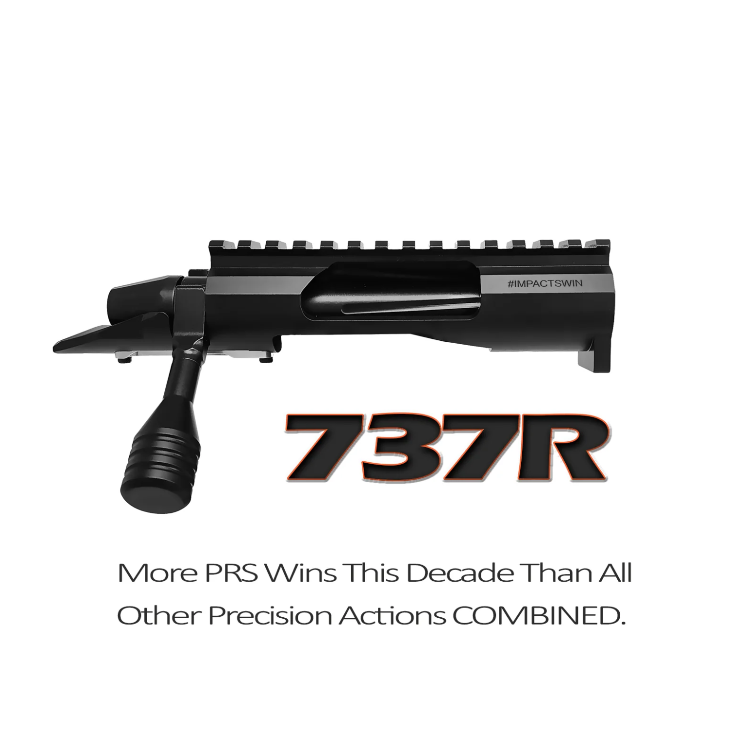 IMPACT 737R RIFLE ACTION, SA, RH, MAG BF, W 75 DEGREE BOLT