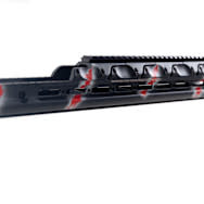 MPA VANQUISH CHASSIS,  REM 700, SA, 2 NESTING BRIDGES,  RH, STANDARD STOCK, TUNGSTEN