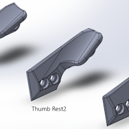 MPA VANQUISH CHASSIS,  REM 700, SA, 2 NESTING BRIDGES,  RH, STANDARD STOCK, TUNGSTEN