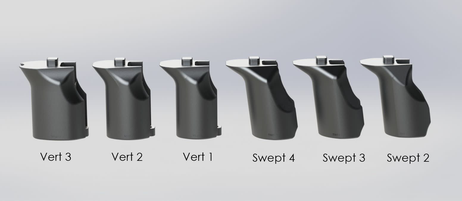 MPA MATRIX PRO II CHASSIS,  REM 700, SA, 2 NESTING BRIDGES,  RH, STANDARD STOCK, TUNGSTEN