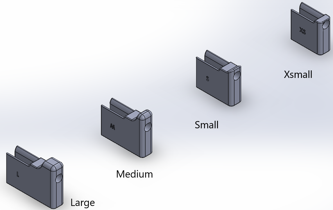 MPA MATRIX PRO II CHASSIS,  REM 700, SA, 2 NESTING BRIDGES,  RH, STANDARD STOCK, TUNGSTEN