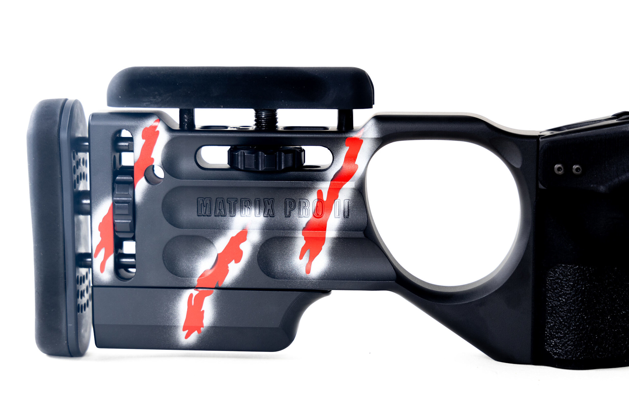 MPA VANQUISH CHASSIS,  REM 700, SA, 2 NESTING BRIDGES,  RH, STANDARD STOCK, BLACK