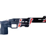 MPA VANQUISH CHASSIS,  REM 700, SA, 2 NESTING BRIDGES,  RH, STANDARD STOCK, BLACK