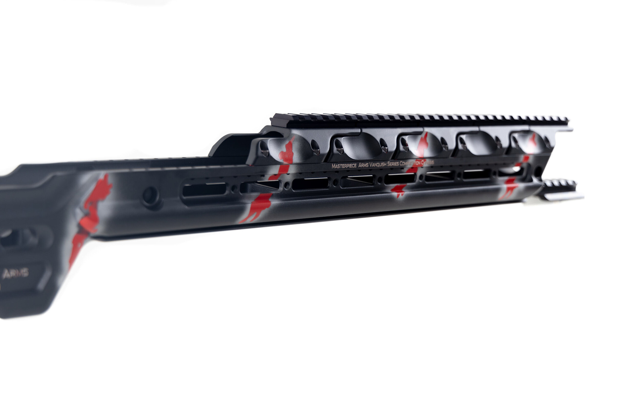 MPA VANQUISH CHASSIS,  REM 700, SA, 2 NESTING BRIDGES,  RH, STANDARD STOCK, BLACK