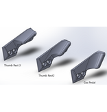 MPA VANQUISH CHASSIS,  REM 700, SA, 2 NESTING BRIDGES,  RH, STANDARD STOCK, BLACK