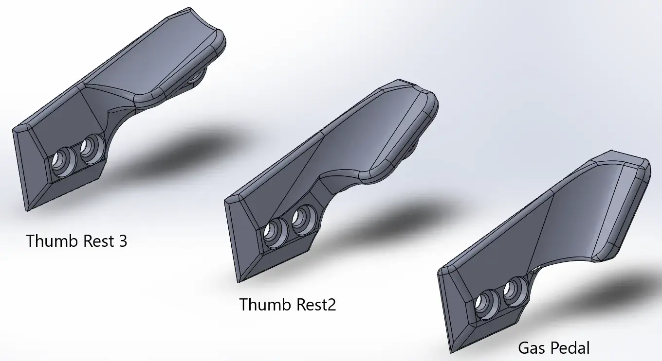 MPA MATRIX PRO II CHASSIS,  REM 700, SA, 3 NESTING BRIDGES,  LH, STANDARD STOCK, NORTHERN LIGHTS