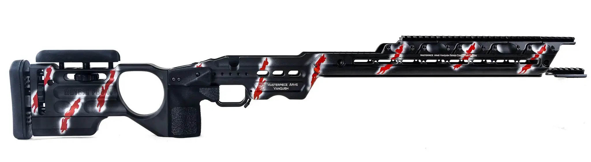 MPA VANQUISH CHASSIS,  REM 700, SA, 2 NESTING BRIDGES,  LH, STANDARD STOCK, FDE