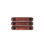 WOOX M-LOK RAIL COVERS, GEN 2, CHECKERED, 2-SLOTS, PACK OF 3