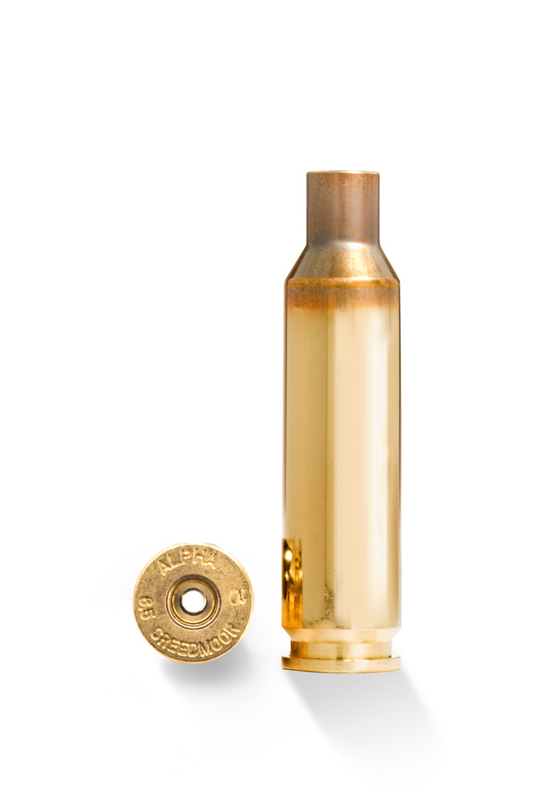 ALPHA MUNITIONS BRASS, 6.5MM CREEDMOOR, 100 COUNT