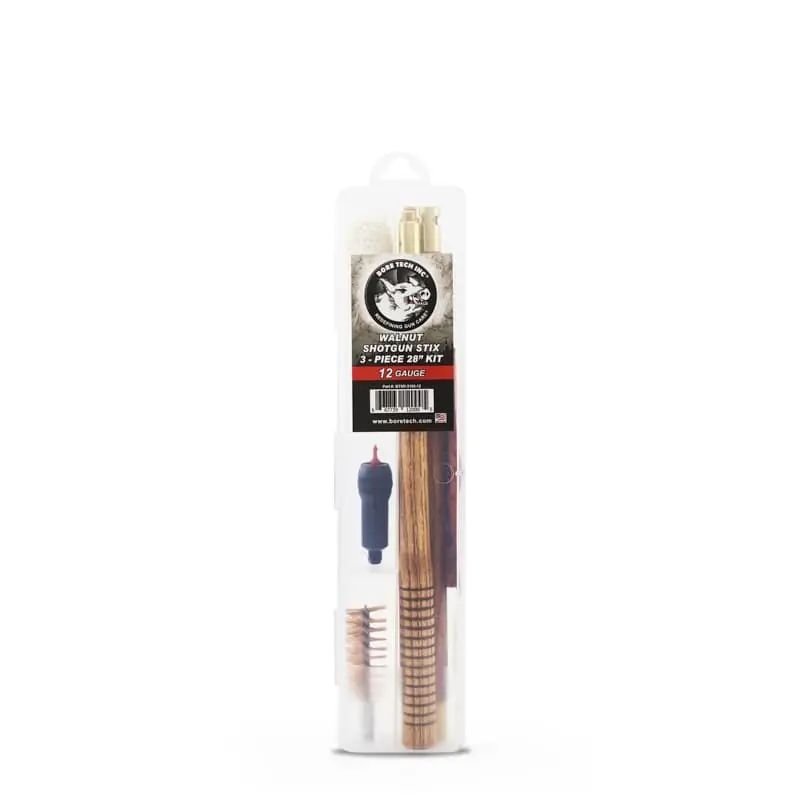 BORE TECH WALNUT SHOTGUN STIX KIT, 3 PIECE, 12 GA