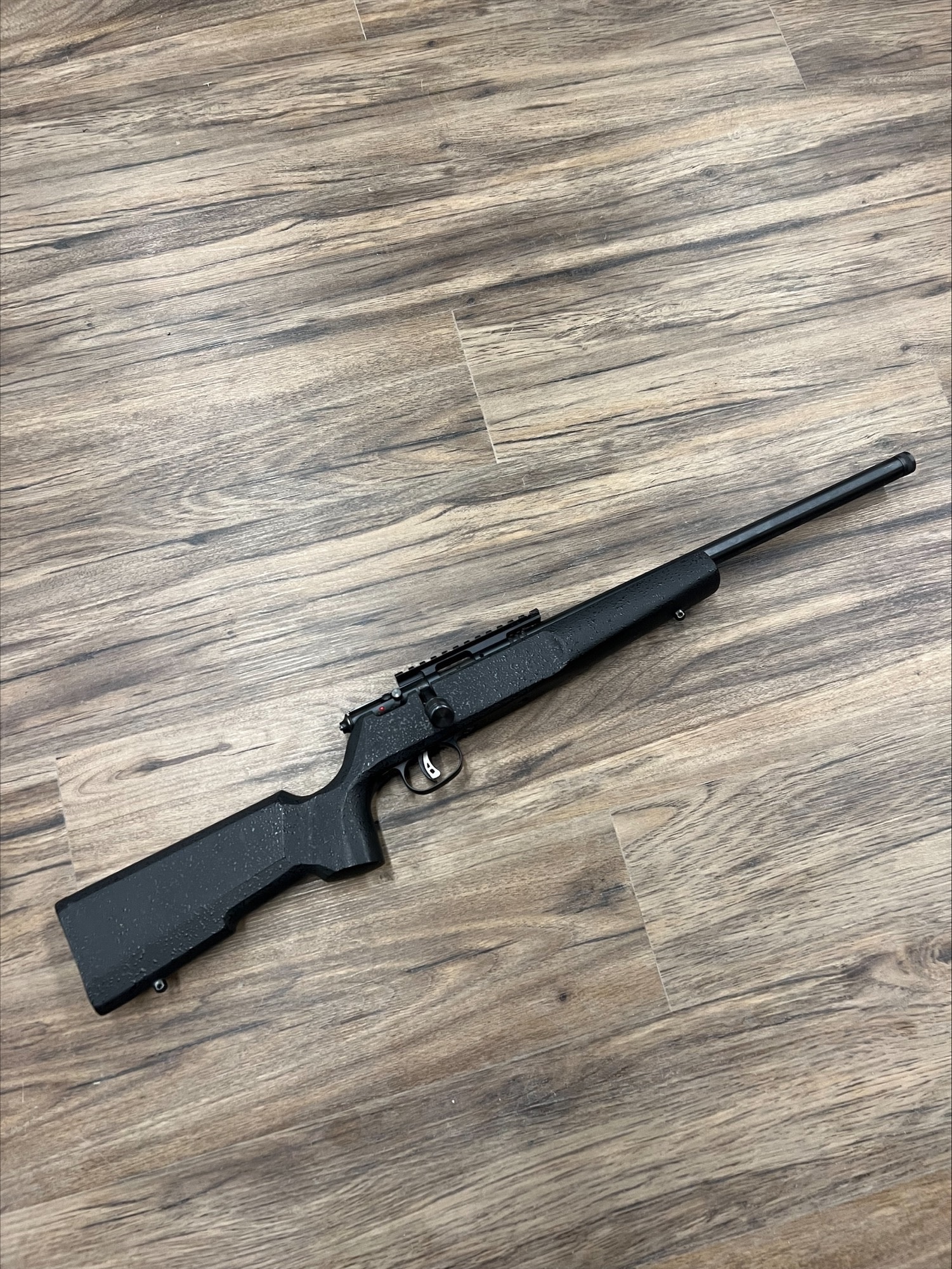 SAVAGE SAVAGE RASCAL TARGET RIFLE, 22LR, BLACK STOCK, PRE-OWNED